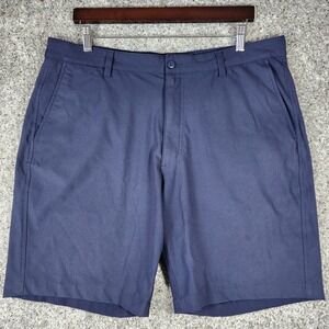 FootJoy Golf Shorts Mens 38 Performance Navy Blue Moisture Wicking Excellent